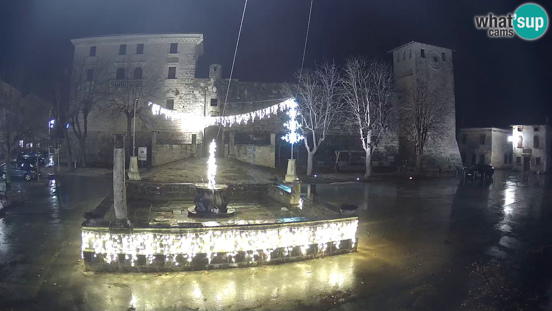 Webcam Svetvinčenat (Sanvincenti) – il castello e il pozzo – Istria – Croazia