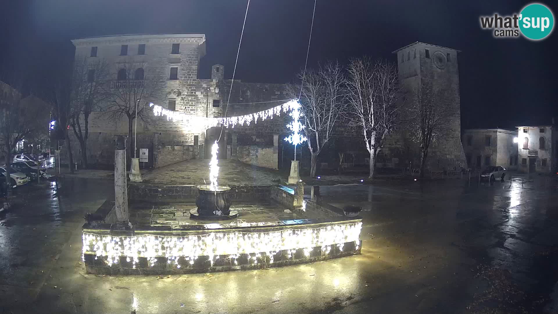 Webcam Svetvinčenat (Sanvincenti) – il castello e il pozzo – Istria – Croazia