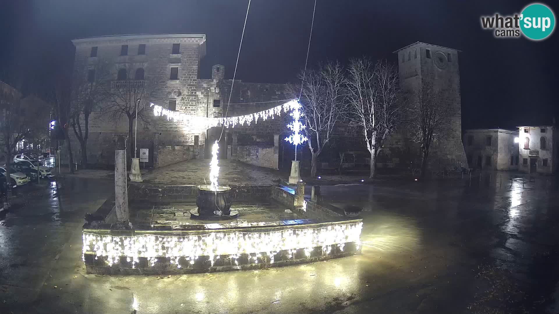 Webcam Svetvinčenat (Sanvincenti) – il castello e il pozzo – Istria – Croazia