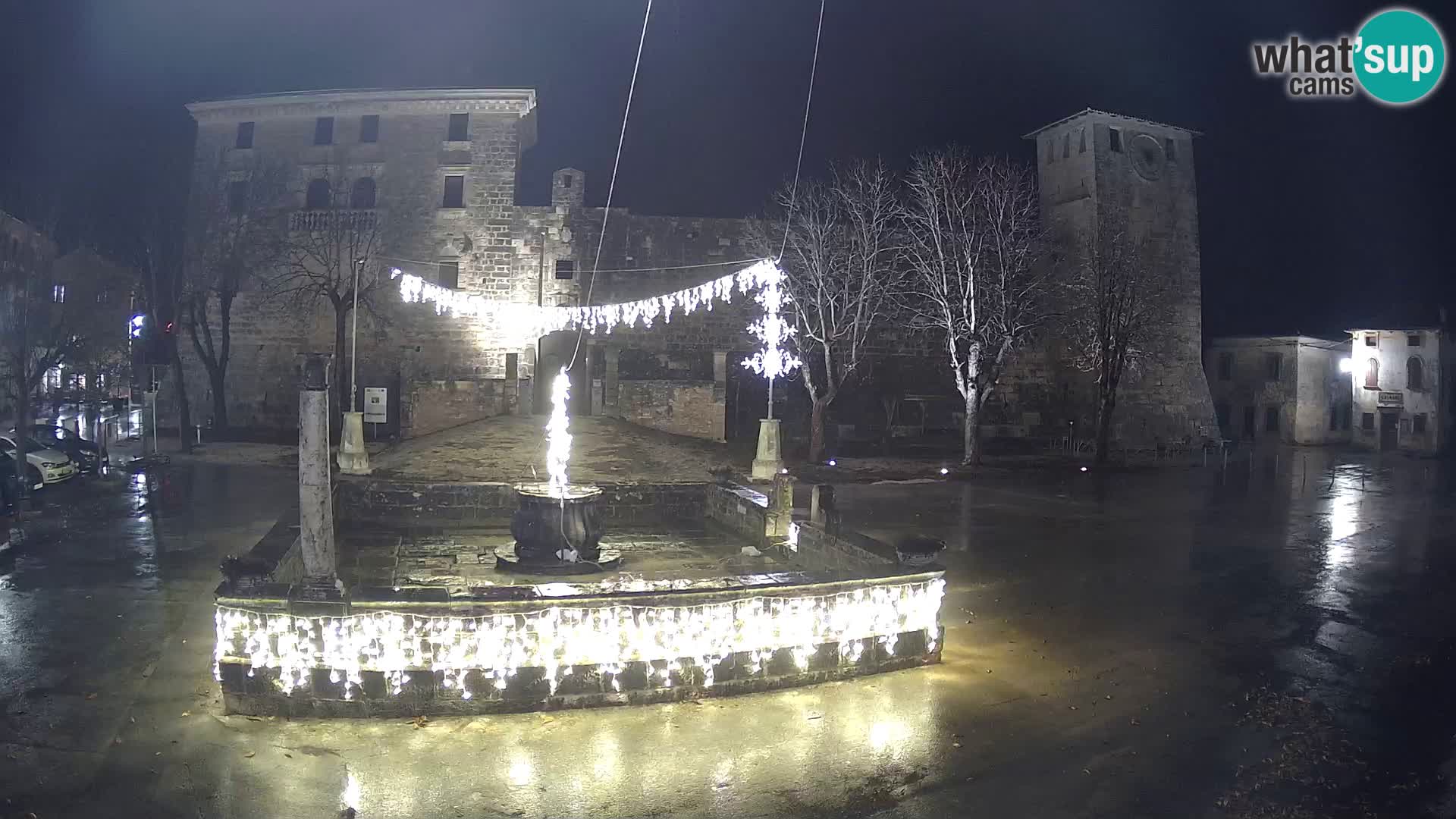 Webcam Svetvinčenat (Sanvincenti) – il castello e il pozzo – Istria – Croazia