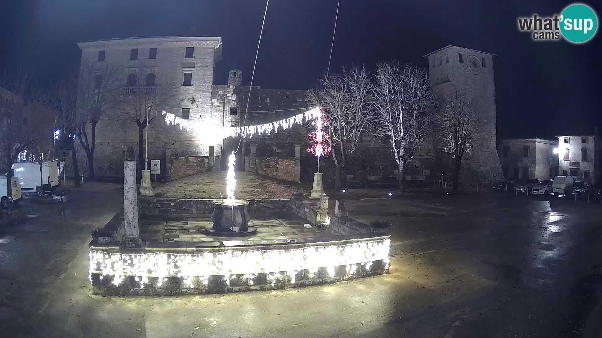 Webcam Svetvinčenat – the Castle and well – Istria – Croatia