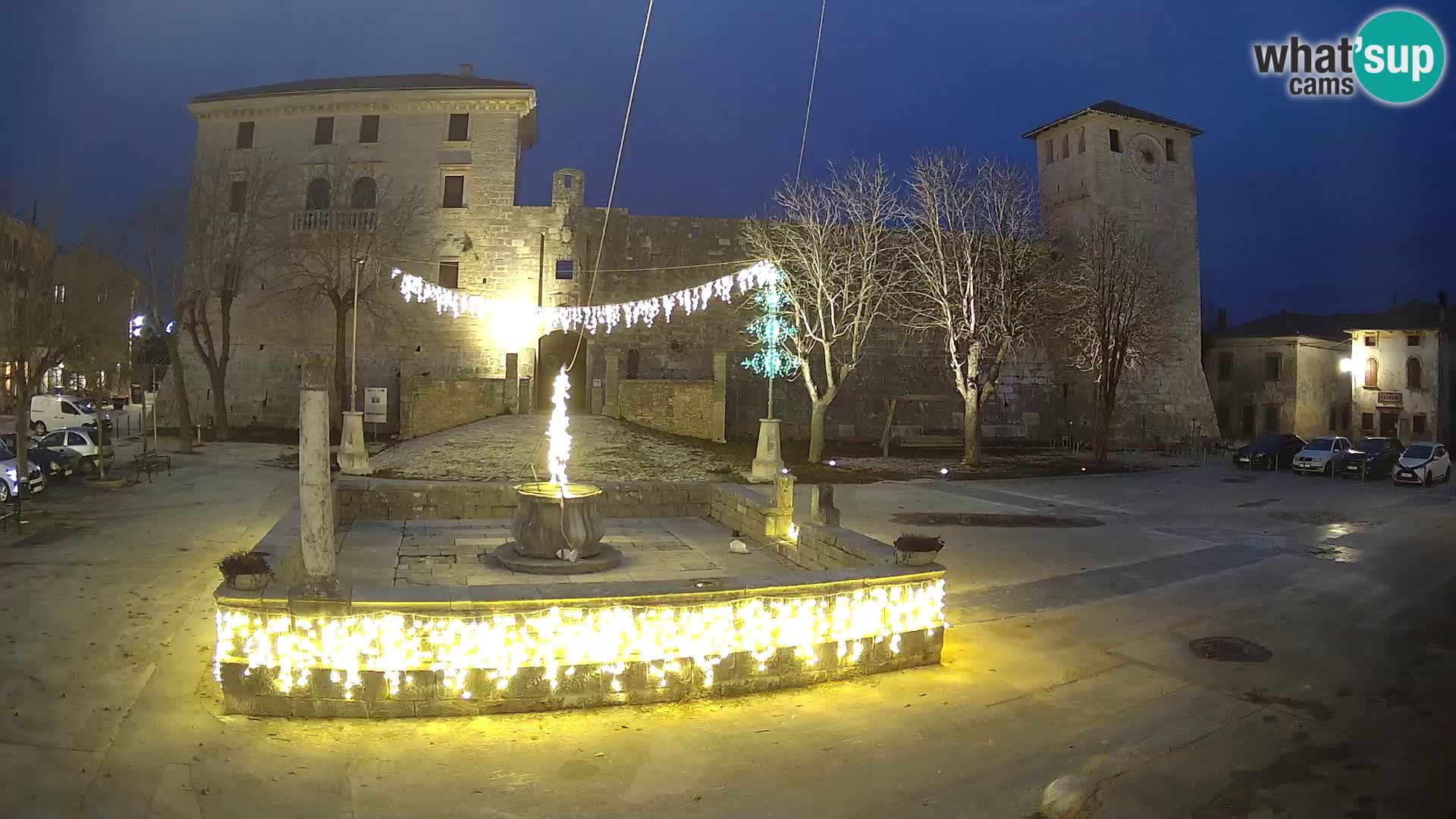 Webcam Svetvinčenat – el castillo y el pozo – Istria – Croacia