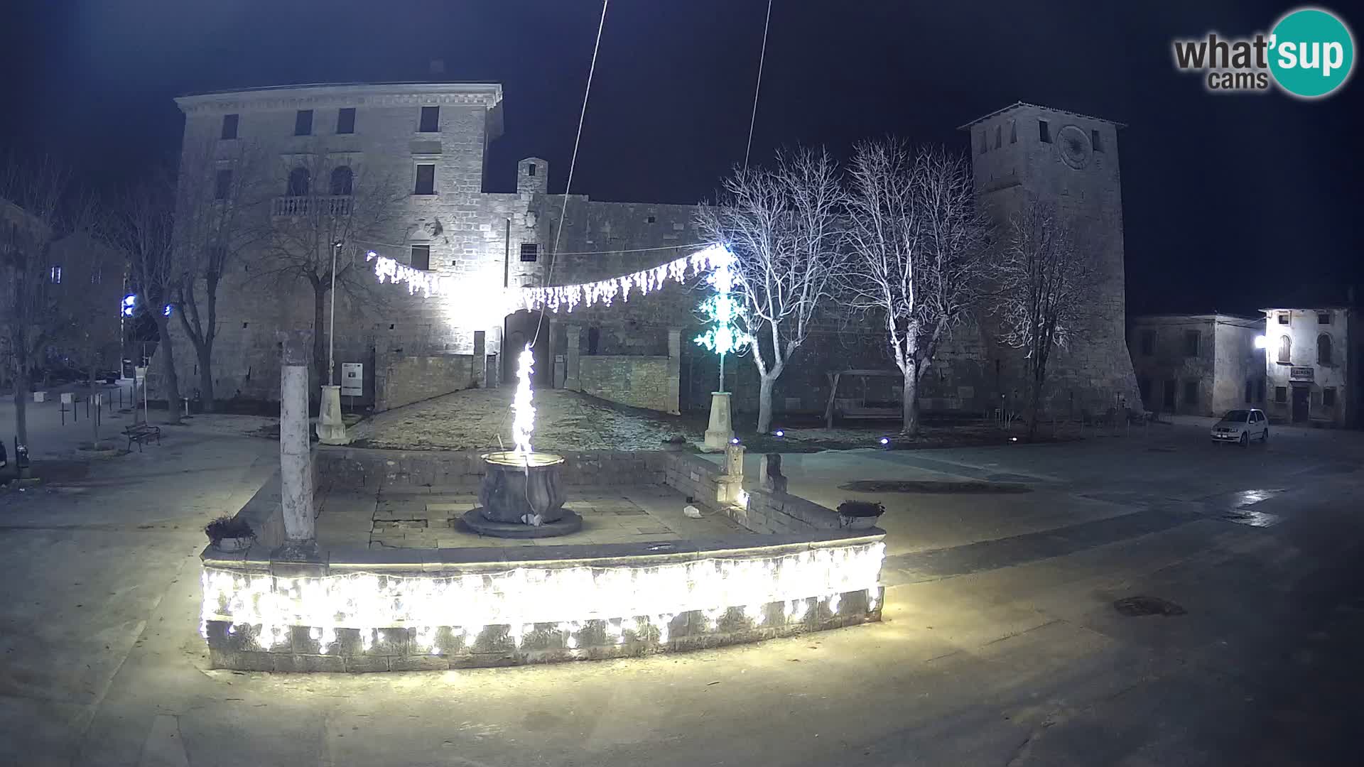 Webcam Svetvinčenat – the Castle and well – Istria – Croatia