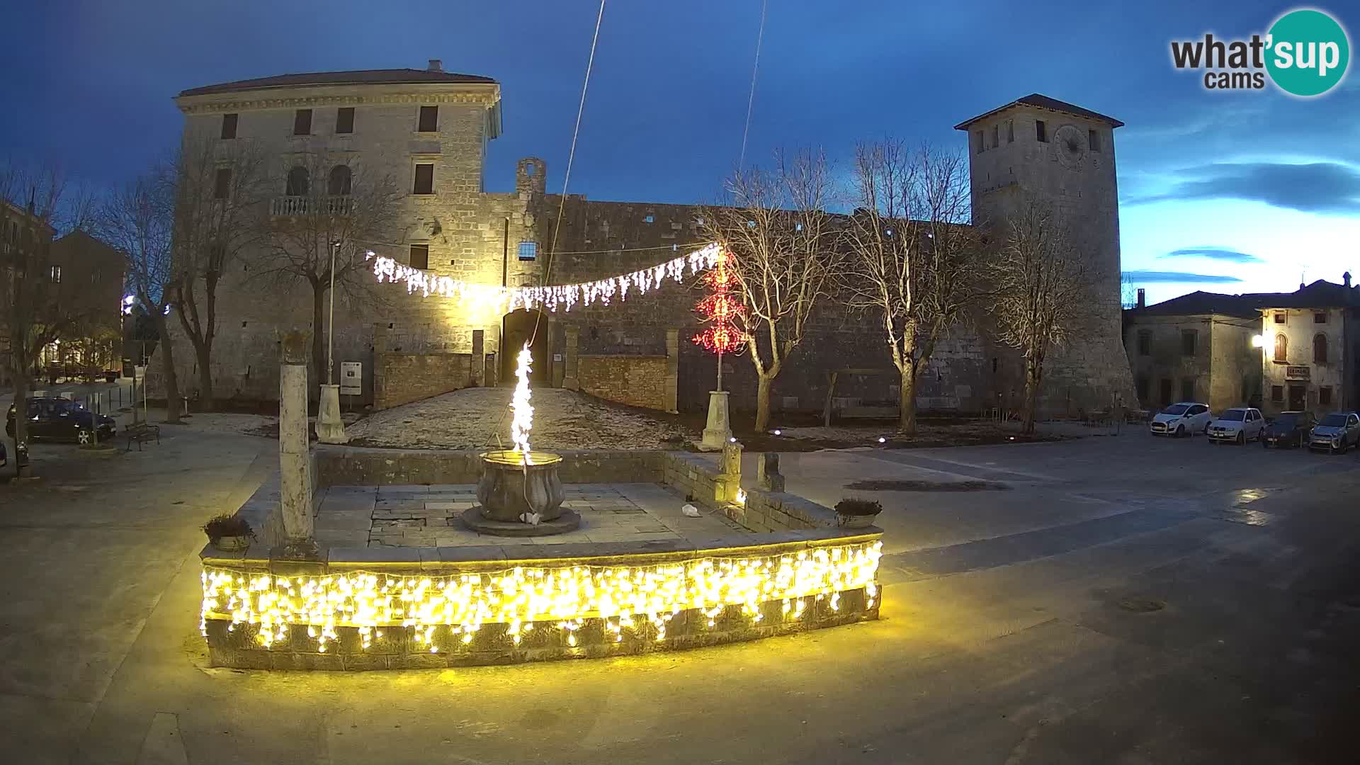 Webcam Svetvinčenat – the Castle and well – Istria – Croatia