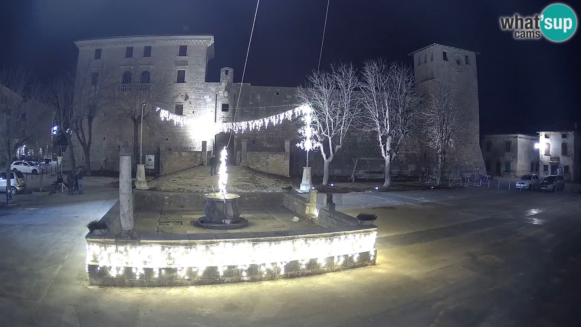 Webcam Svetvinčenat – le château et le puits – Istrie – Croatie