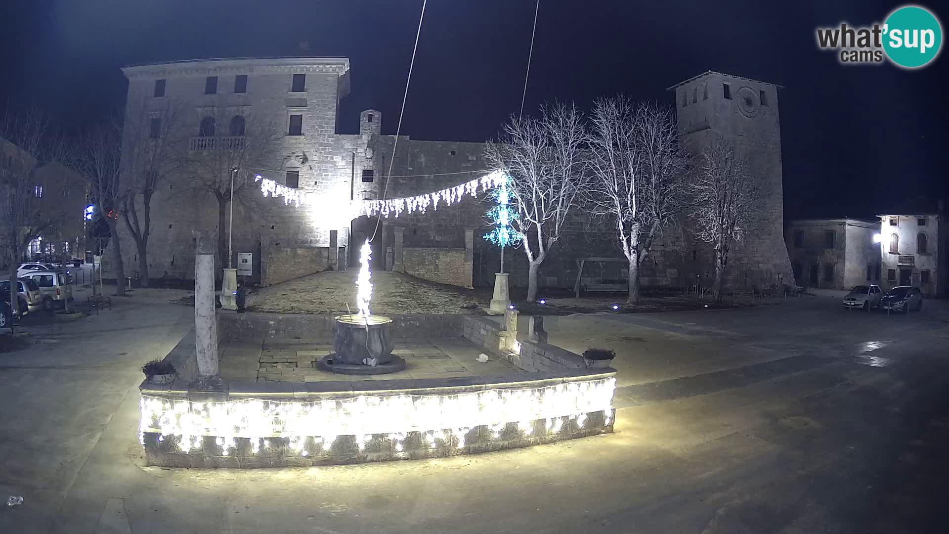 Webcam Svetvinčenat (Sanvincenti) – il castello e il pozzo – Istria – Croazia