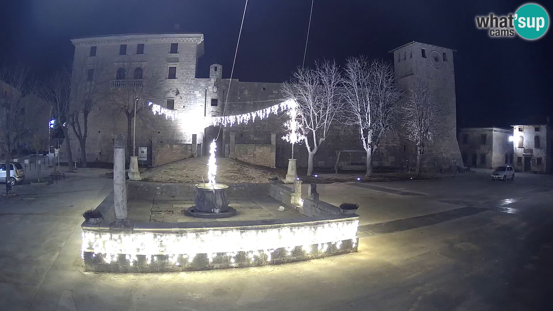 Webcam Svetvinčenat (Sanvincenti) – il castello e il pozzo – Istria – Croazia