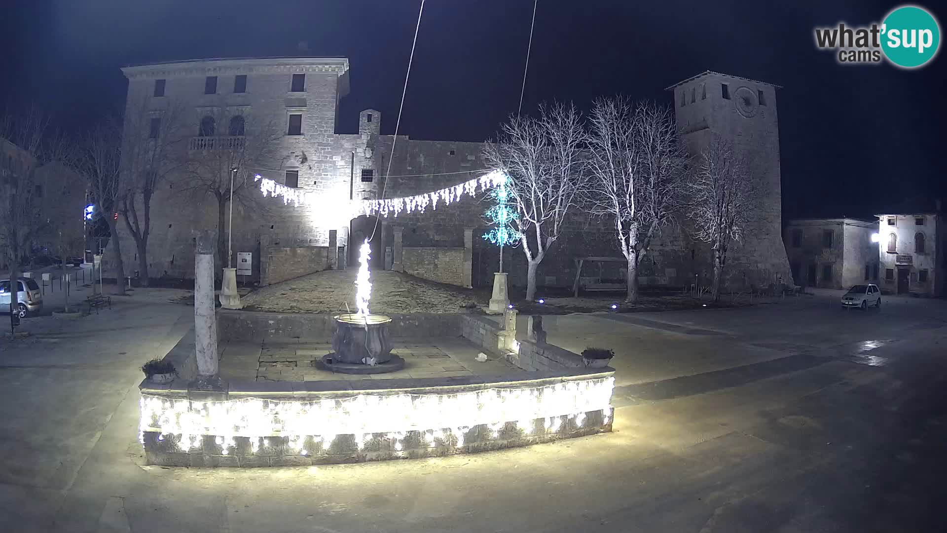 Webcam Svetvinčenat – the Castle and well – Istria – Croatia