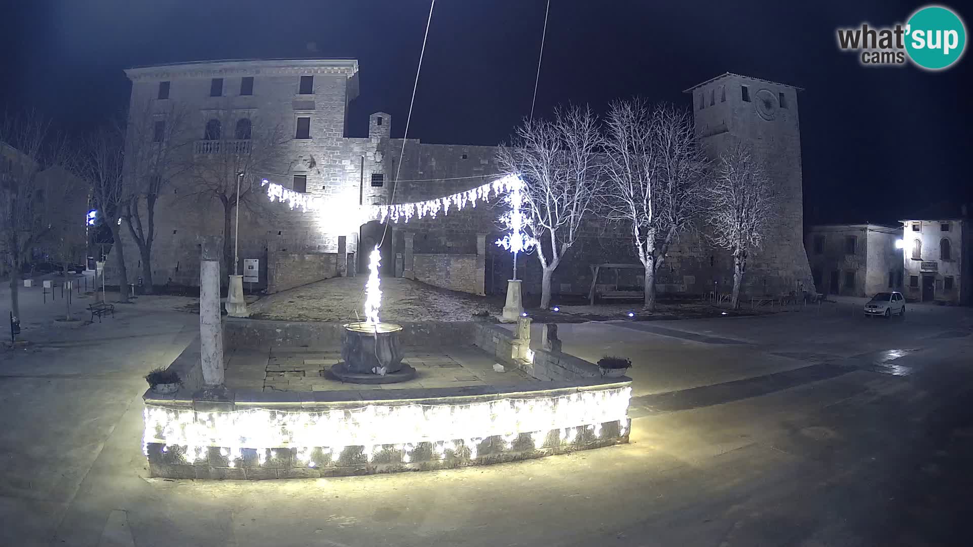 Webcam Svetvinčenat (Sanvincenti) – il castello e il pozzo – Istria – Croazia