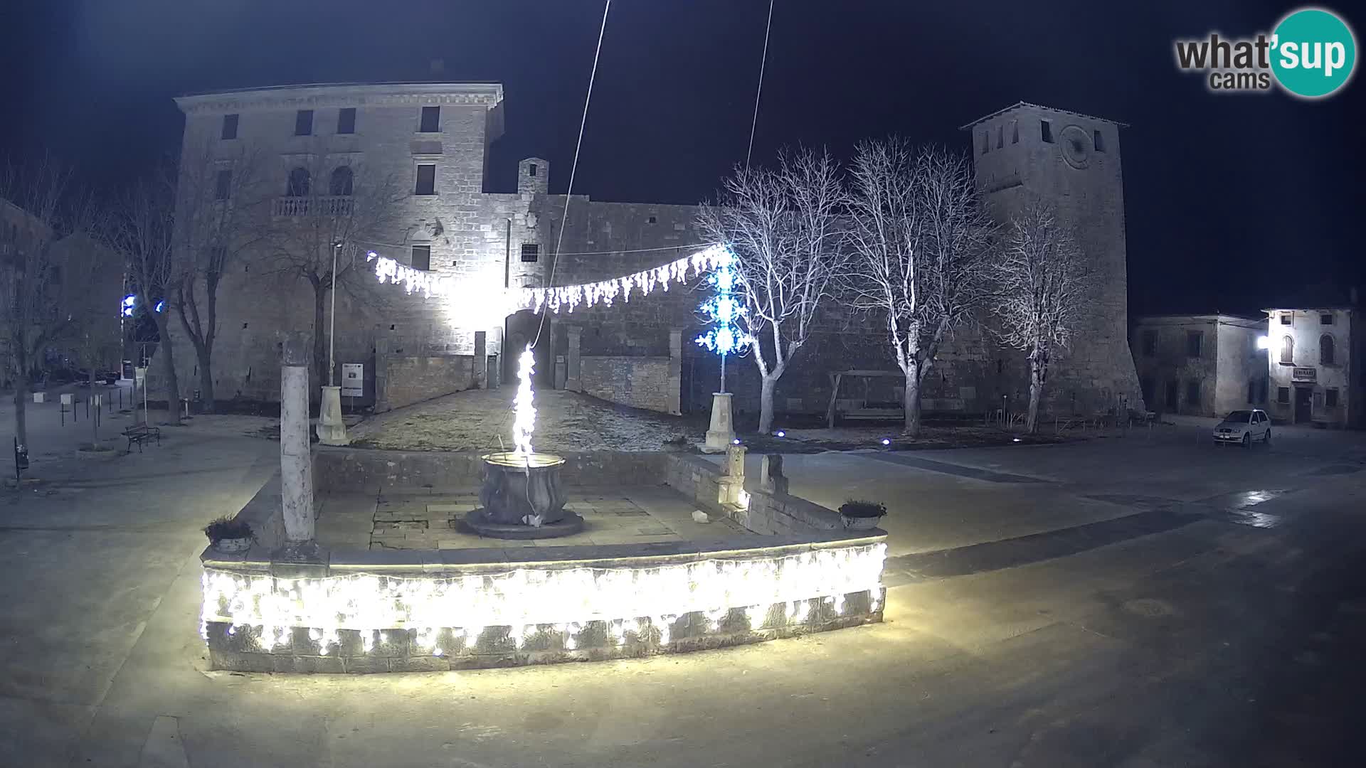 Webcam Svetvinčenat (Sanvincenti) – il castello e il pozzo – Istria – Croazia