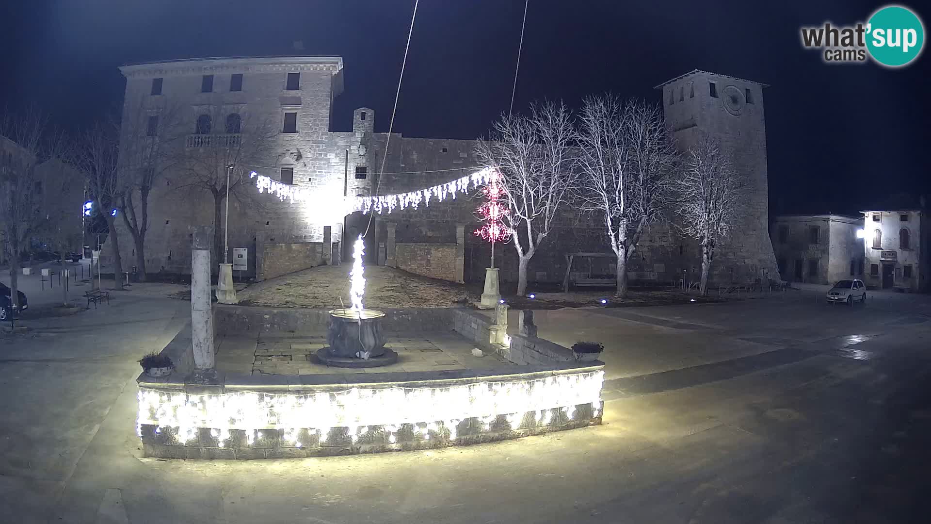 Webcam Svetvinčenat (Sanvincenti) – il castello e il pozzo – Istria – Croazia