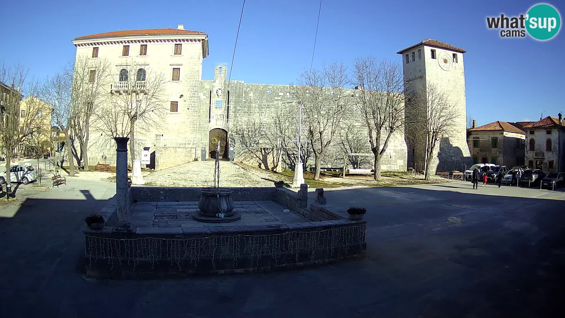 Webcam Svetvinčenat – the Castle and well – Istria – Croatia