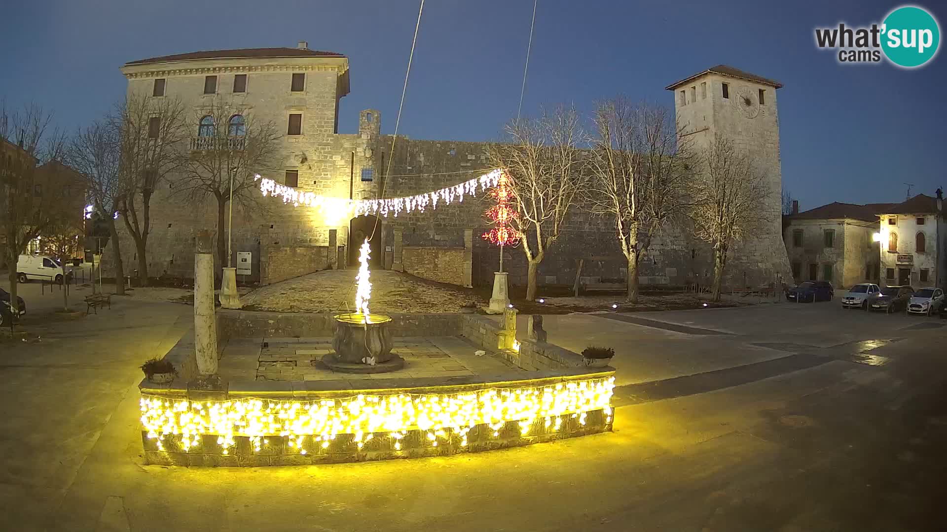 Webcam Svetvinčenat – the Castle and well – Istria – Croatia