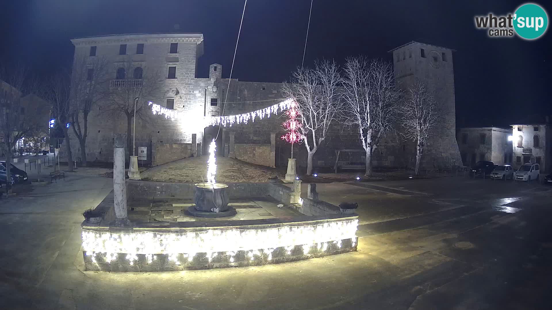 Webcam Svetvinčenat (Sanvincenti) – il castello e il pozzo – Istria – Croazia