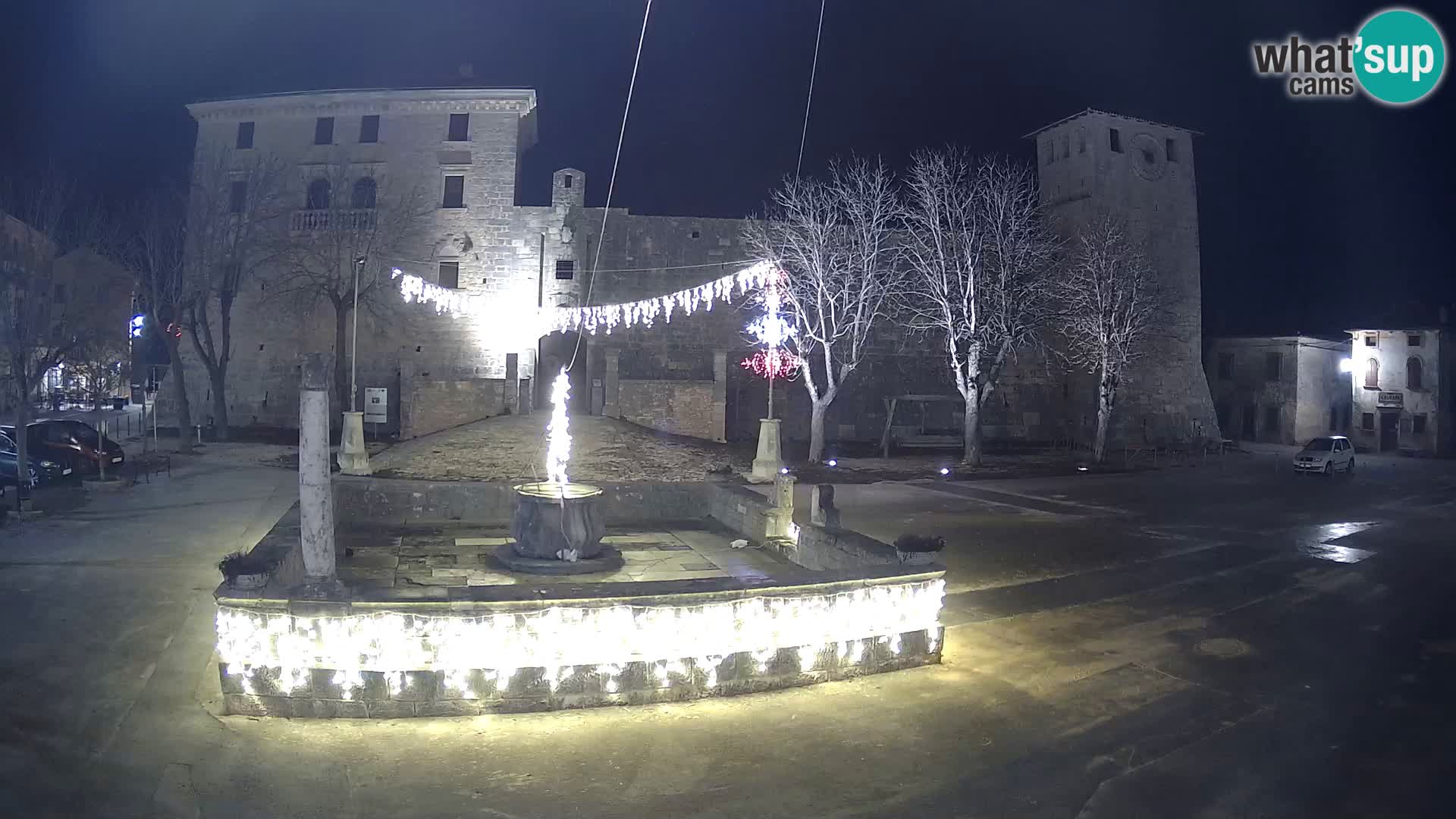 Webcam Svetvinčenat – the Castle and well – Istria – Croatia