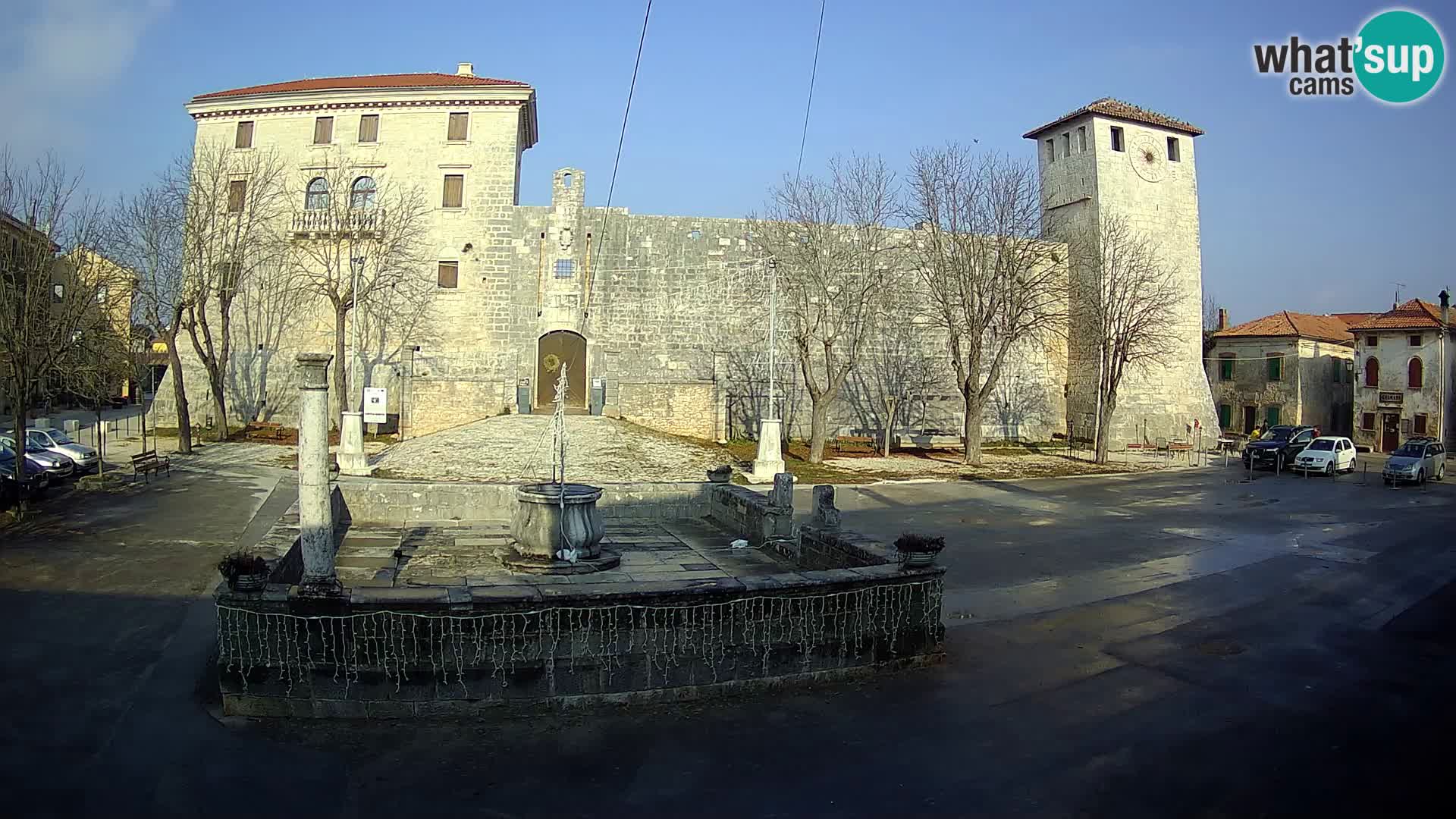 Webcam Svetvinčenat – the Castle and well – Istria – Croatia