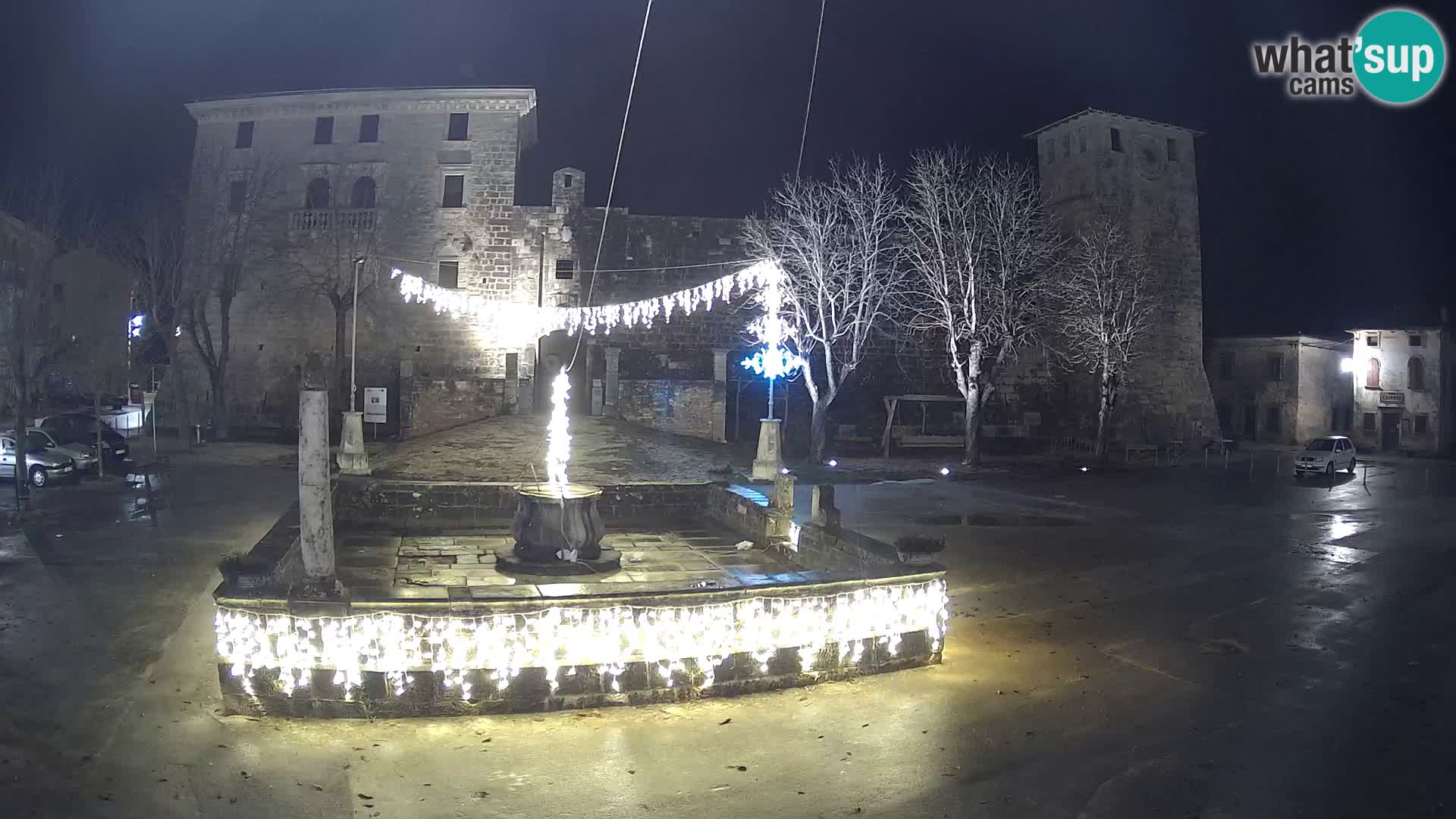 Webcam Svetvinčenat (Sanvincenti) – il castello e il pozzo – Istria – Croazia