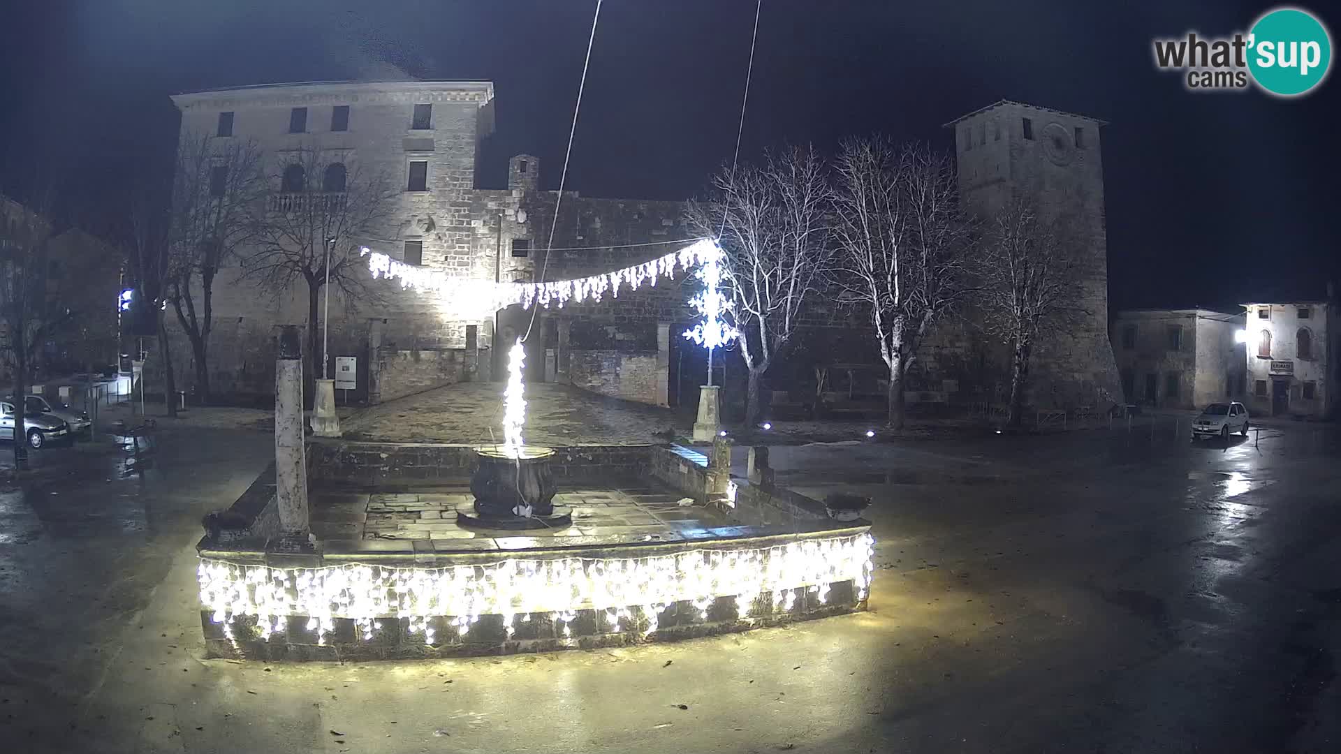 Webcam Svetvinčenat (Sanvincenti) – il castello e il pozzo – Istria – Croazia