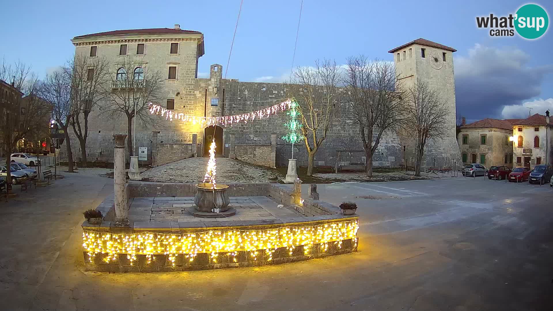 Webcam Svetvinčenat – the Castle and well – Istria – Croatia