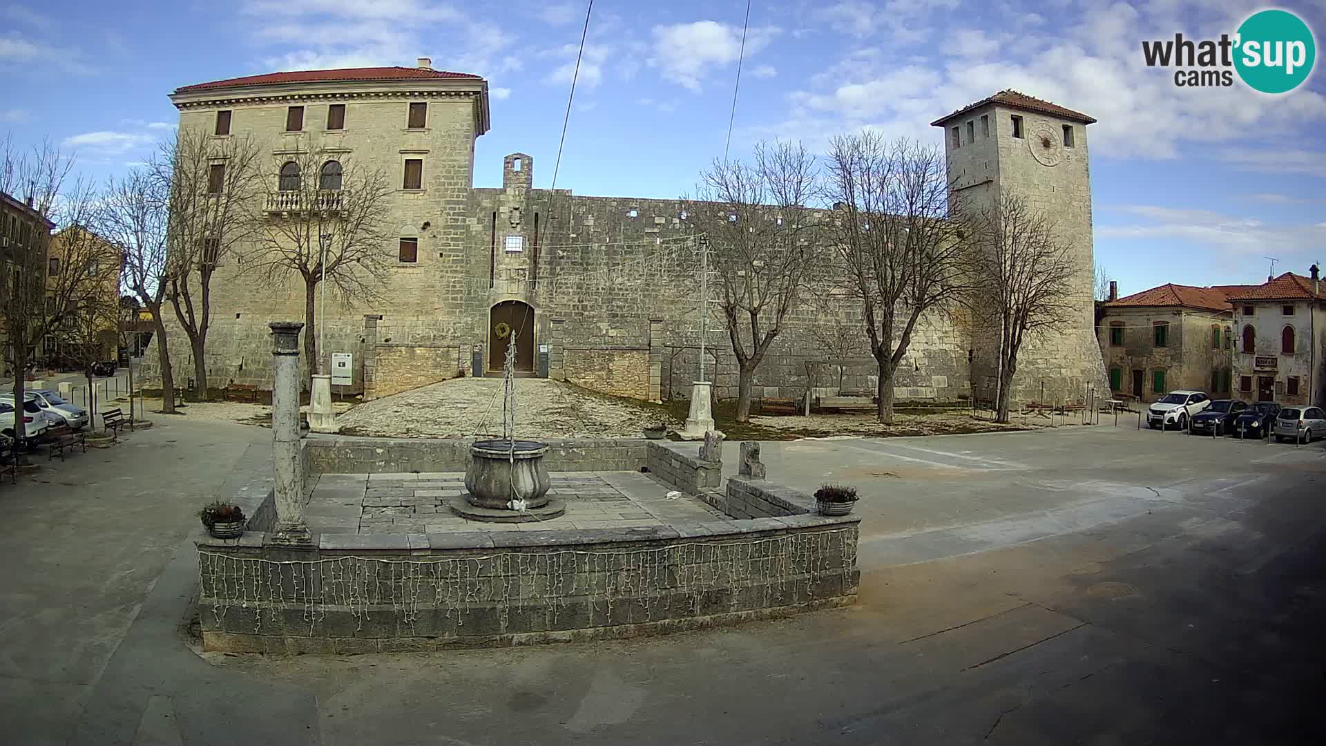 Webcam Svetvinčenat – the Castle and well – Istria – Croatia