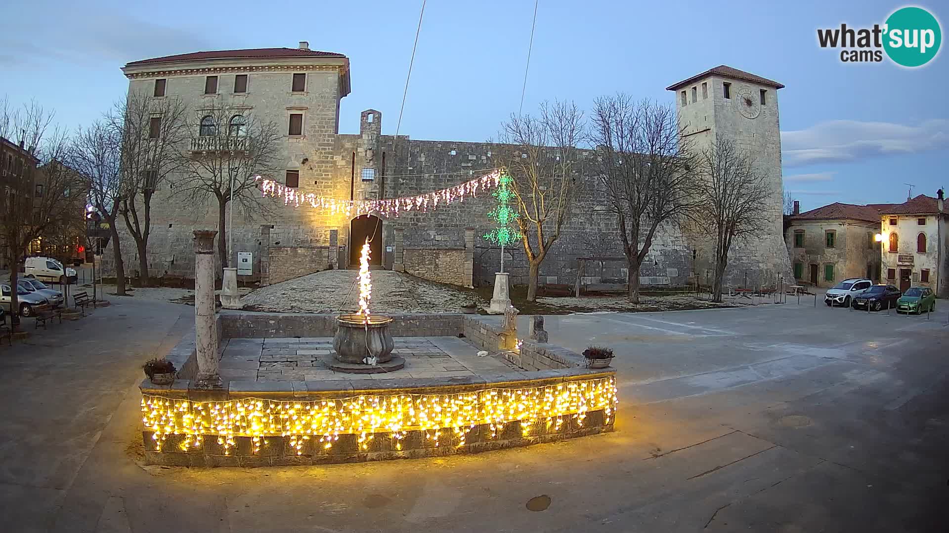 Webcam Svetvinčenat – the Castle and well – Istria – Croatia