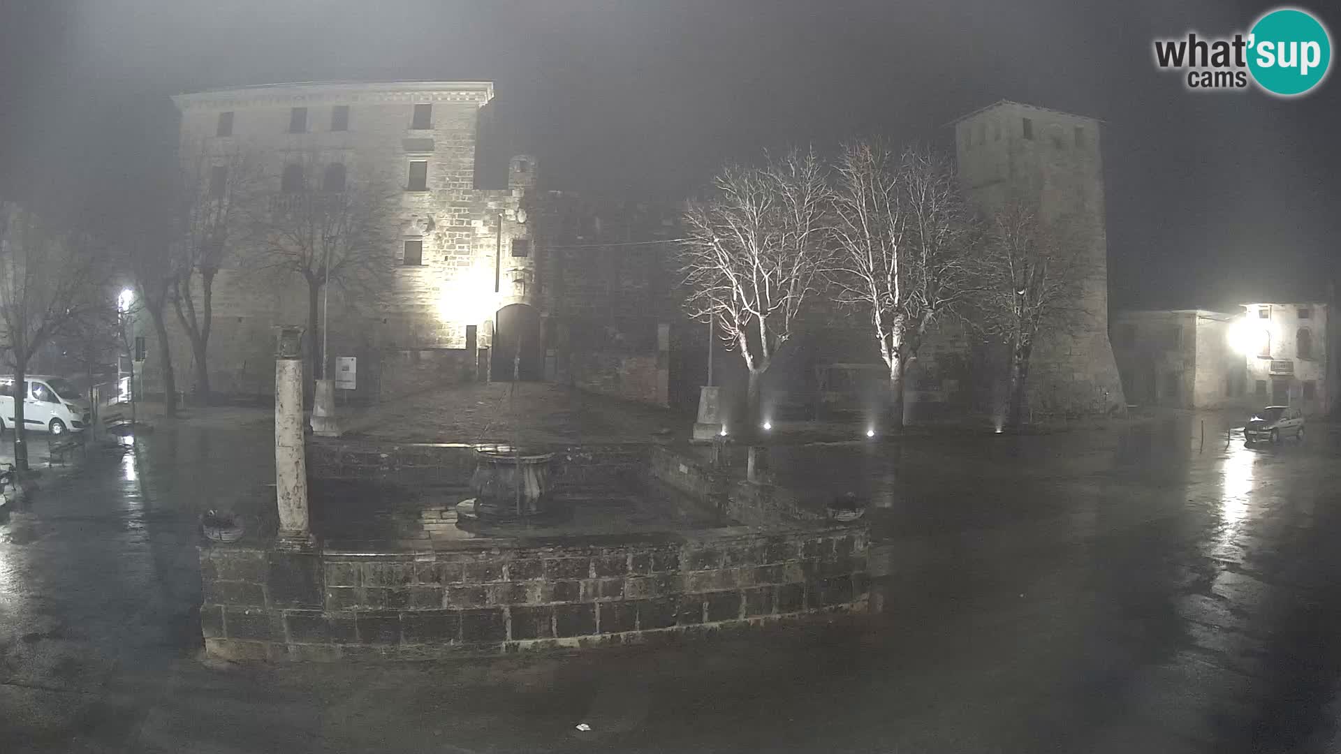 Webcam Svetvinčenat (Sanvincenti) – il castello e il pozzo – Istria – Croazia