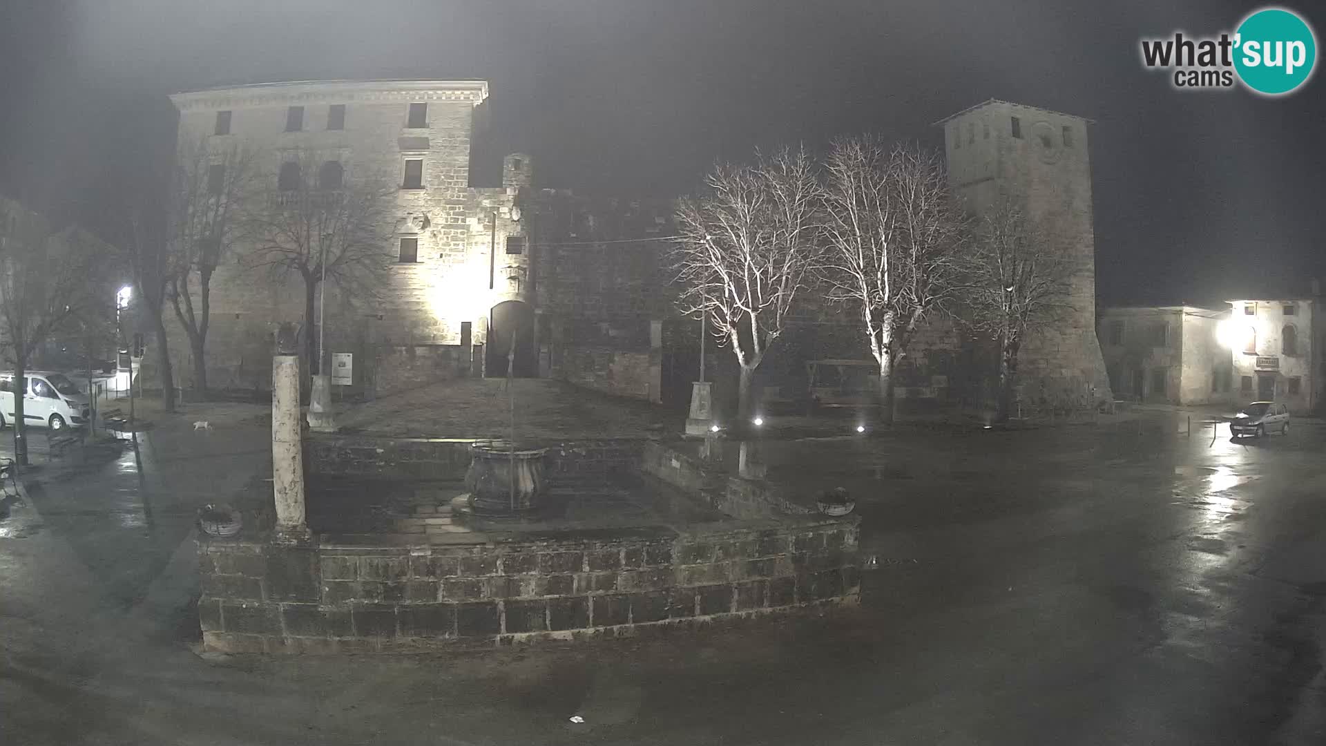 Webcam Svetvinčenat (Sanvincenti) – il castello e il pozzo – Istria – Croazia