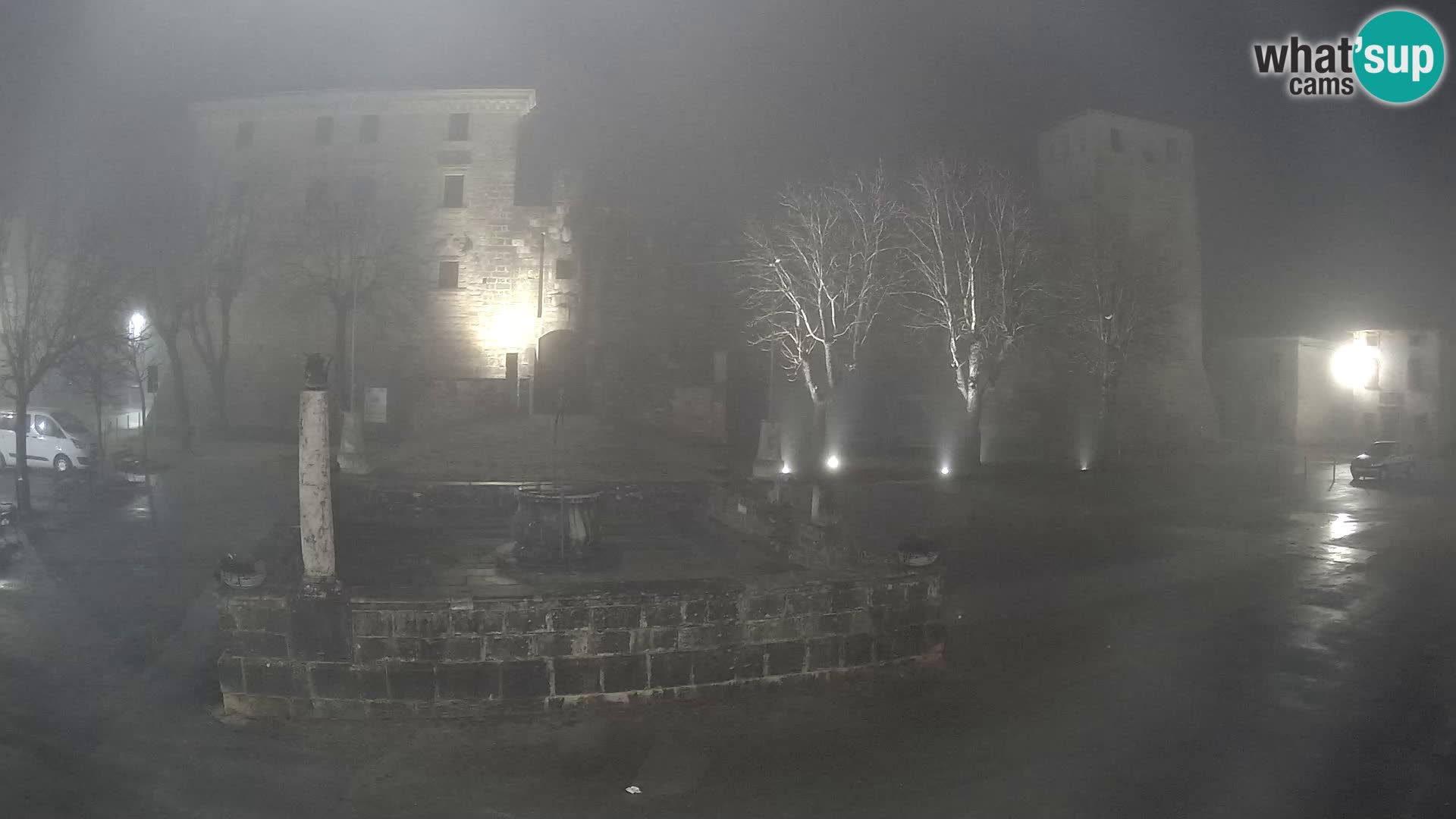 Webcam Svetvinčenat (Sanvincenti) – il castello e il pozzo – Istria – Croazia