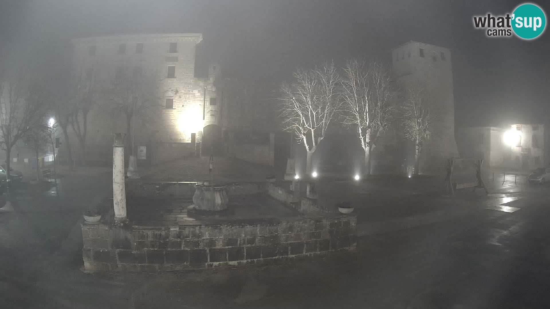 Webcam Svetvinčenat (Sanvincenti) – il castello e il pozzo – Istria – Croazia