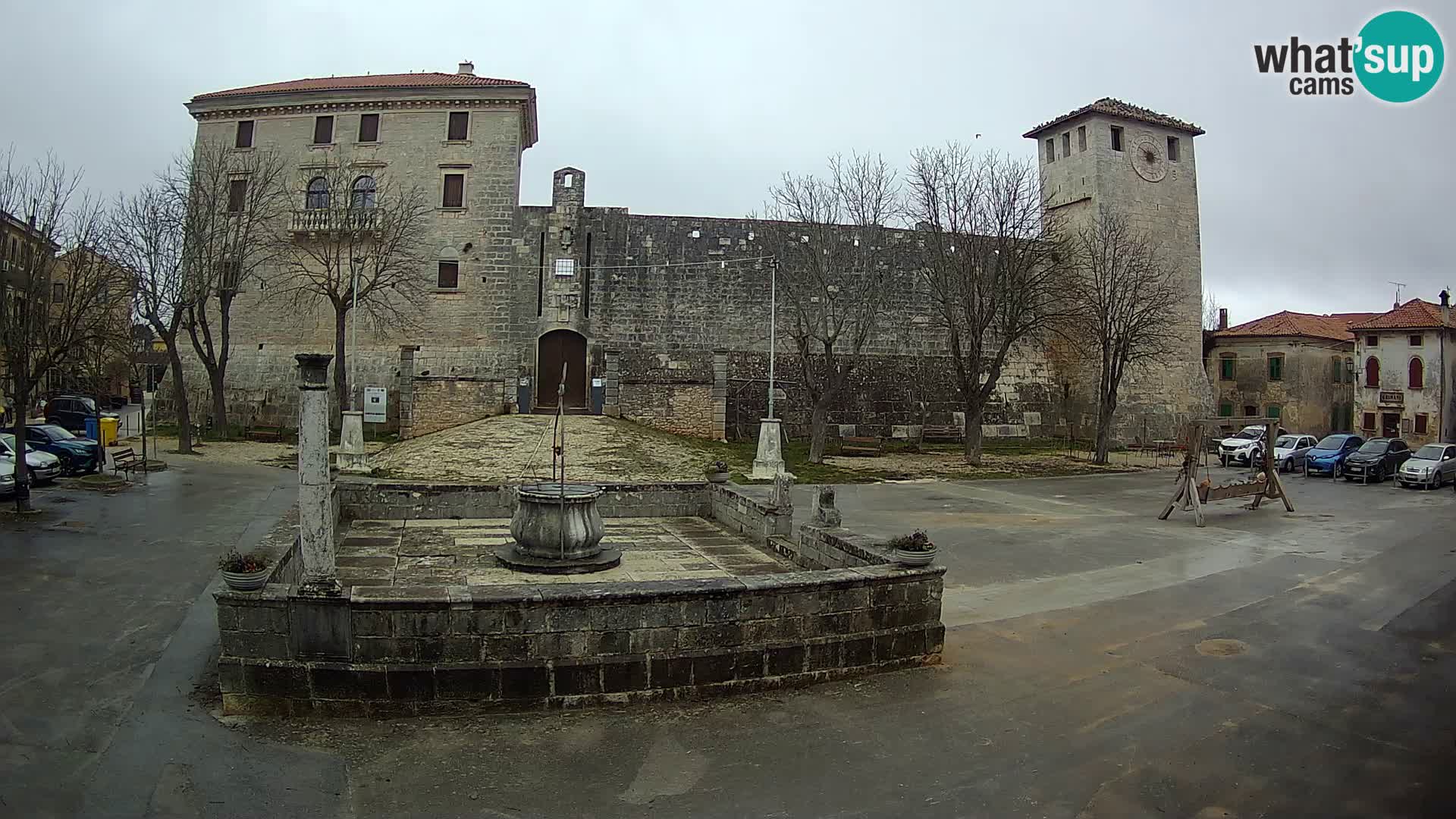 Webcam Svetvinčenat – the Castle and well – Istria – Croatia