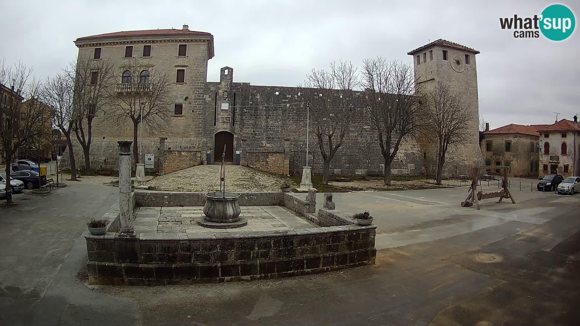 Webcam Svetvinčenat – the Castle and well – Istria – Croatia