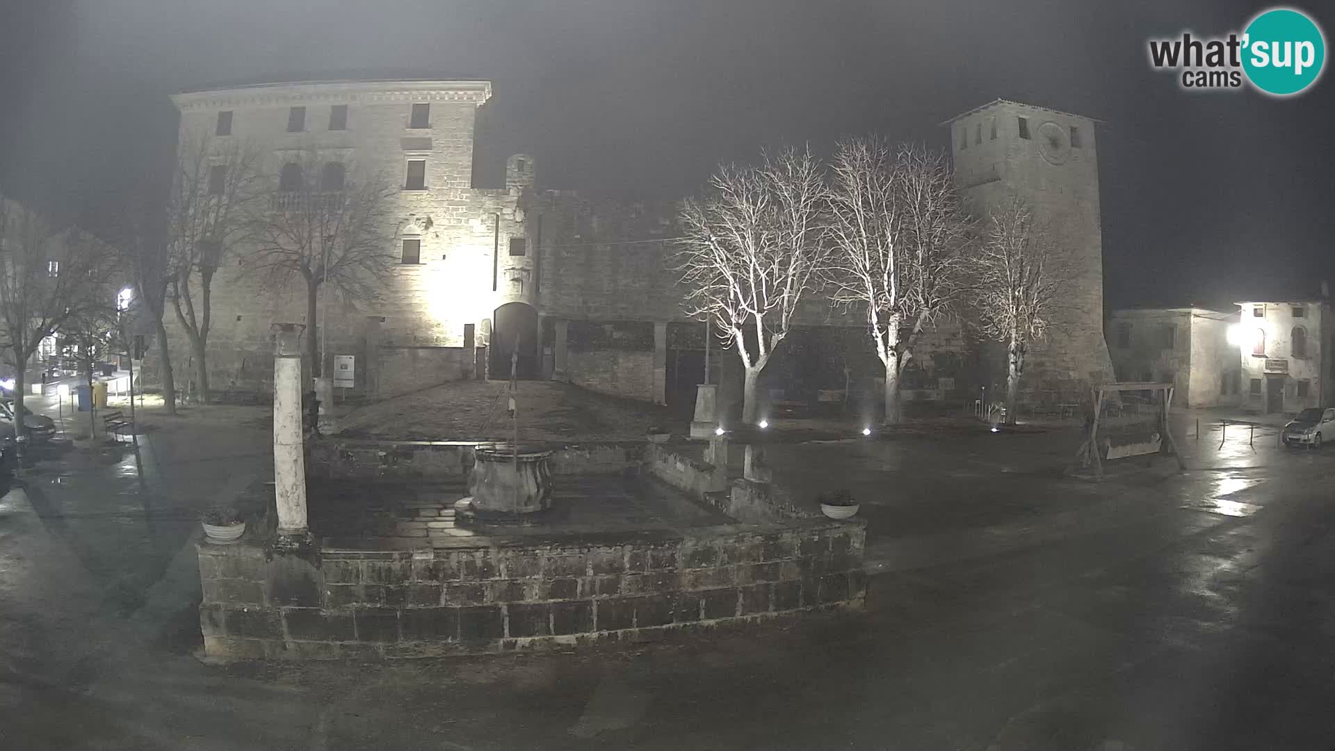 Webcam Svetvinčenat (Sanvincenti) – il castello e il pozzo – Istria – Croazia