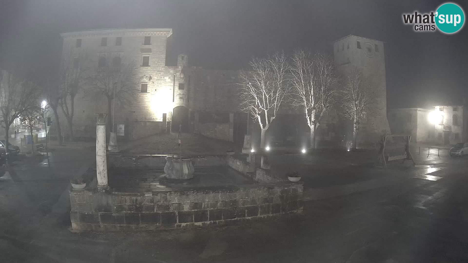 Webcam Svetvinčenat (Sanvincenti) – il castello e il pozzo – Istria – Croazia