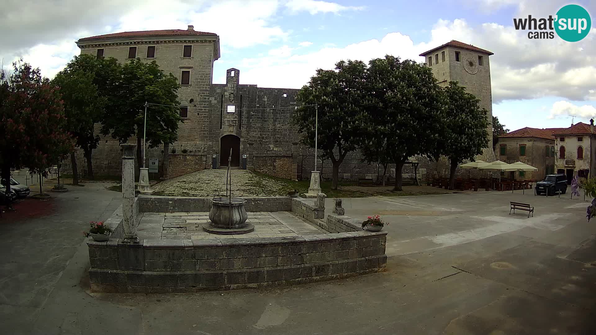 Webcam Svetvinčenat – el castillo y el pozo – Istria – Croacia