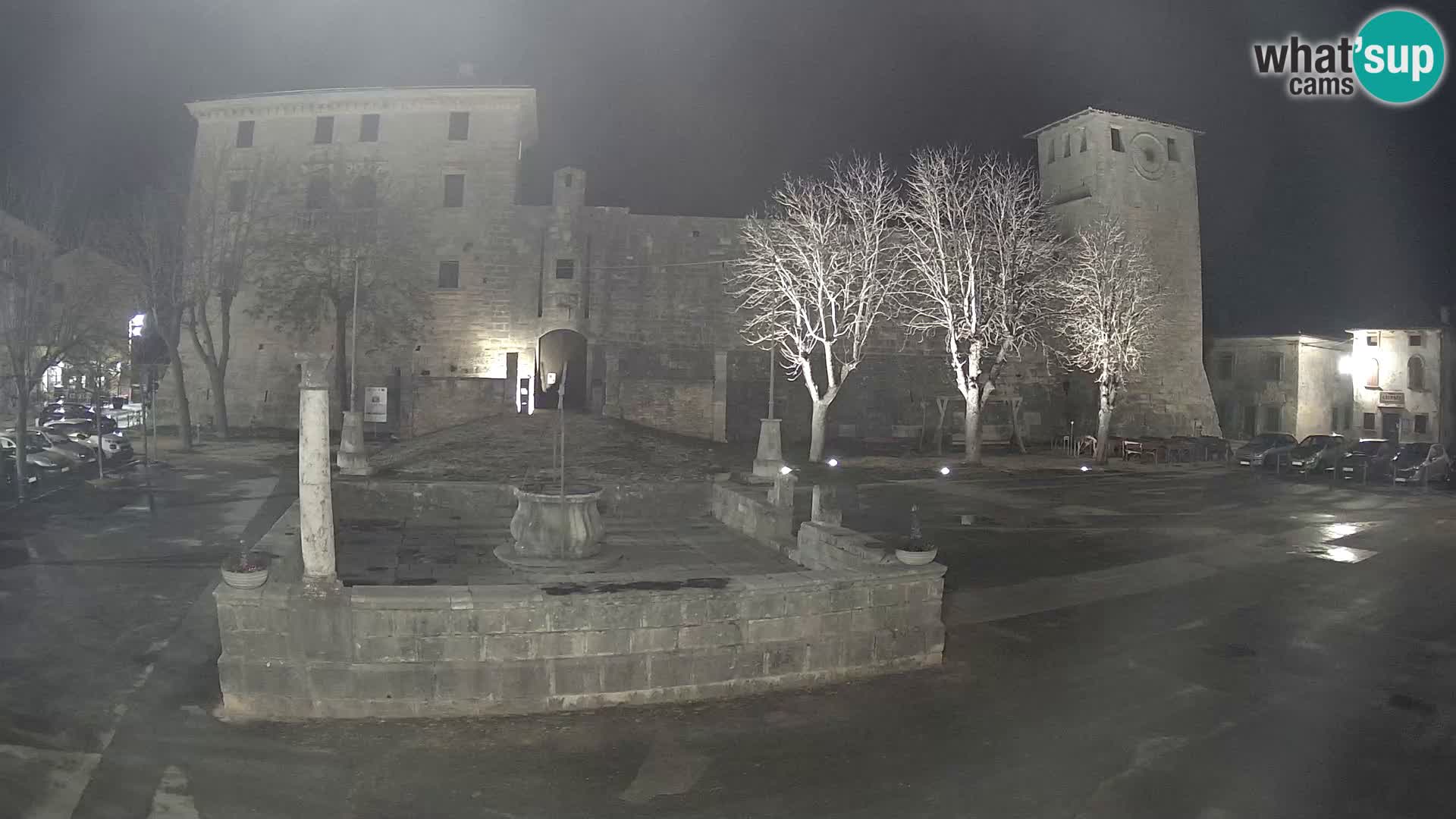 Webcam Svetvinčenat (Sanvincenti) – il castello e il pozzo – Istria – Croazia