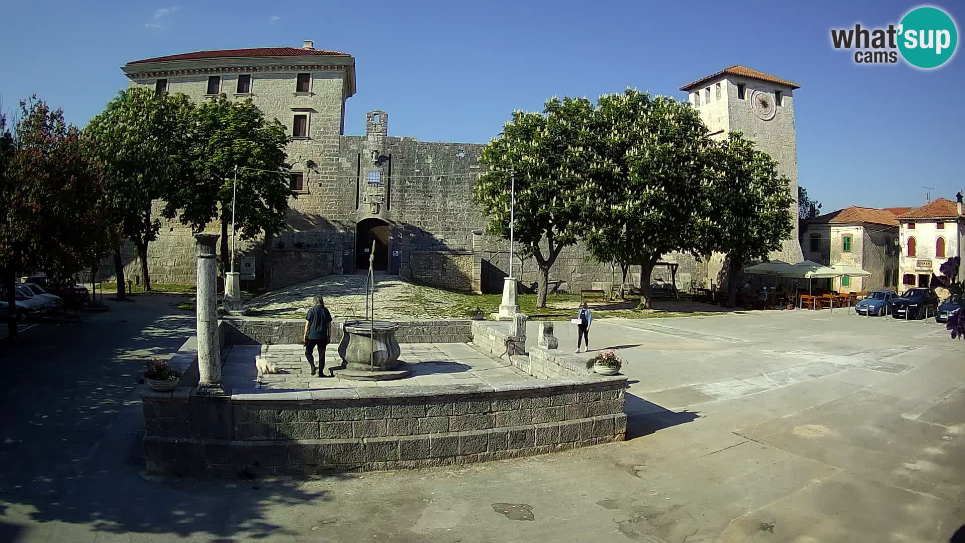 Webcam Svetvinčenat (Sanvincenti) – il castello e il pozzo – Istria – Croazia