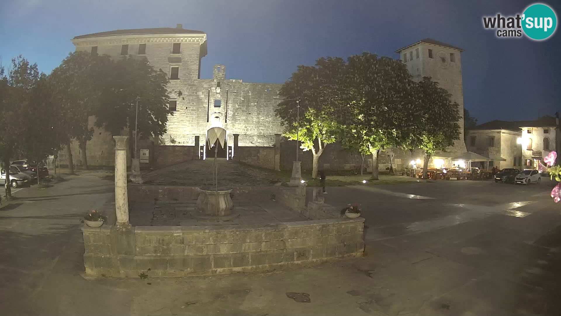 Webcam Svetvinčenat (Sanvincenti) – il castello e il pozzo – Istria – Croazia