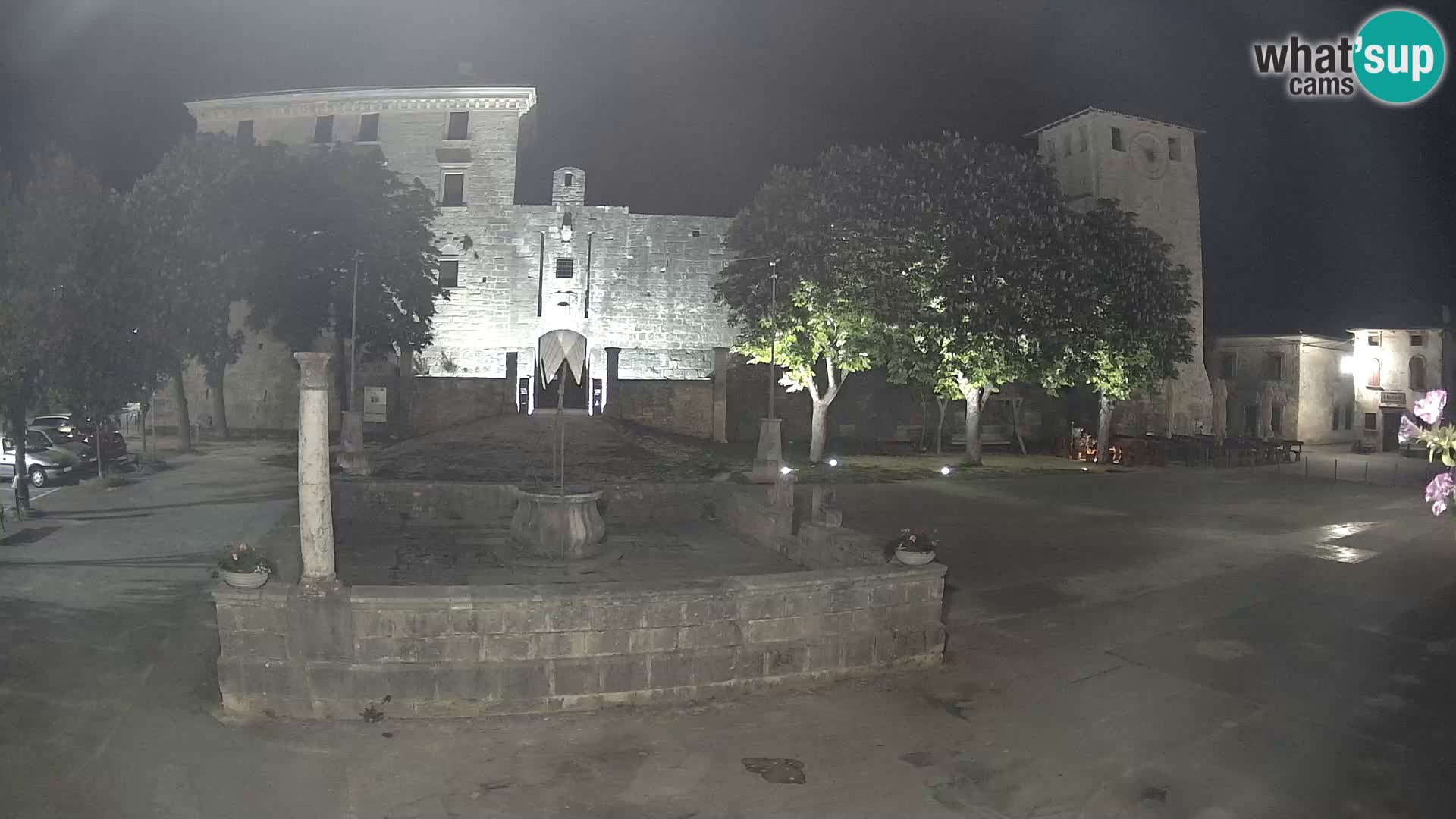 Webcam Svetvinčenat (Sanvincenti) – il castello e il pozzo – Istria – Croazia