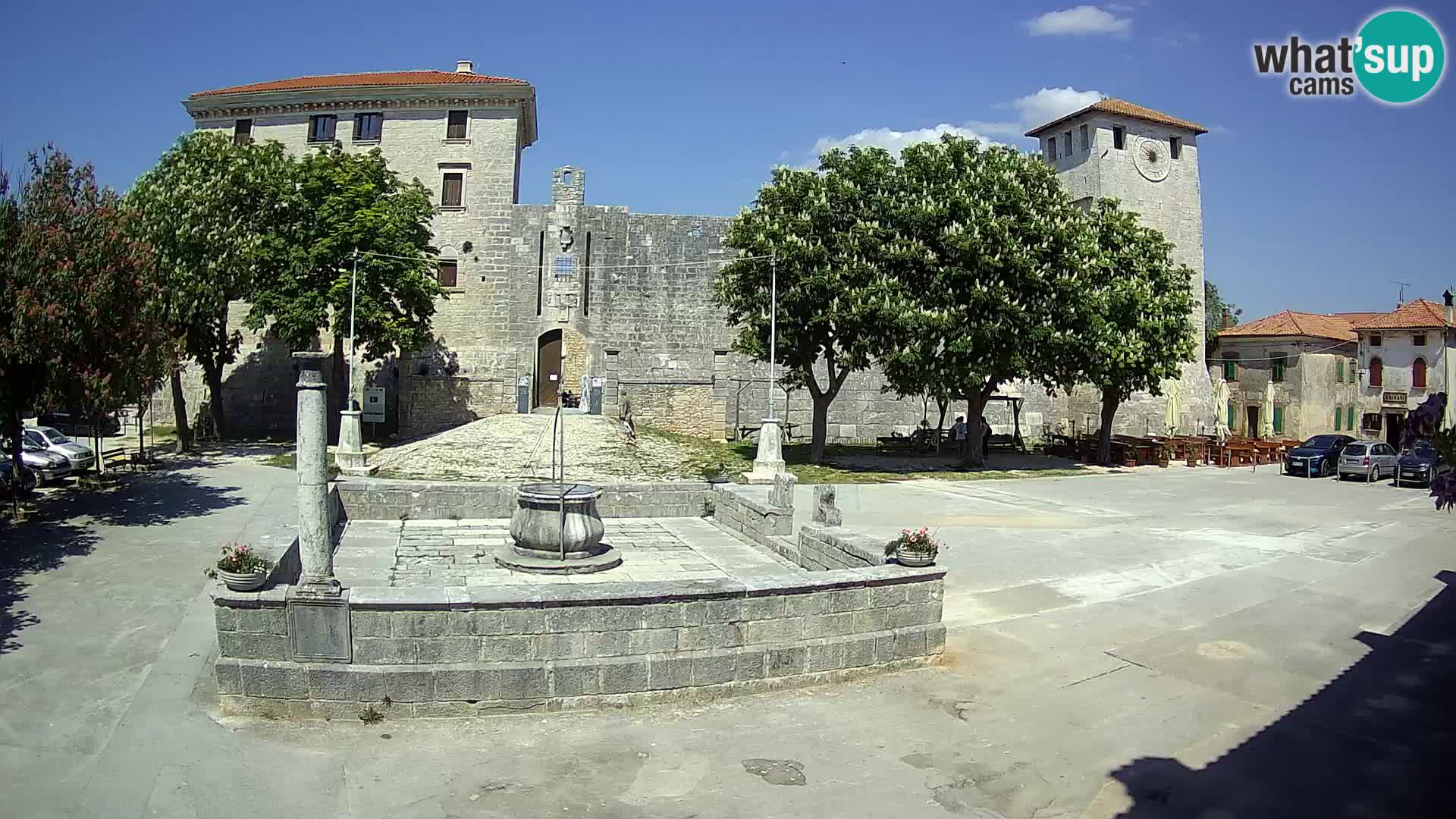 Web kamera Svetvinčenat – Dvorac i zdenac – Istra – Hrvatska