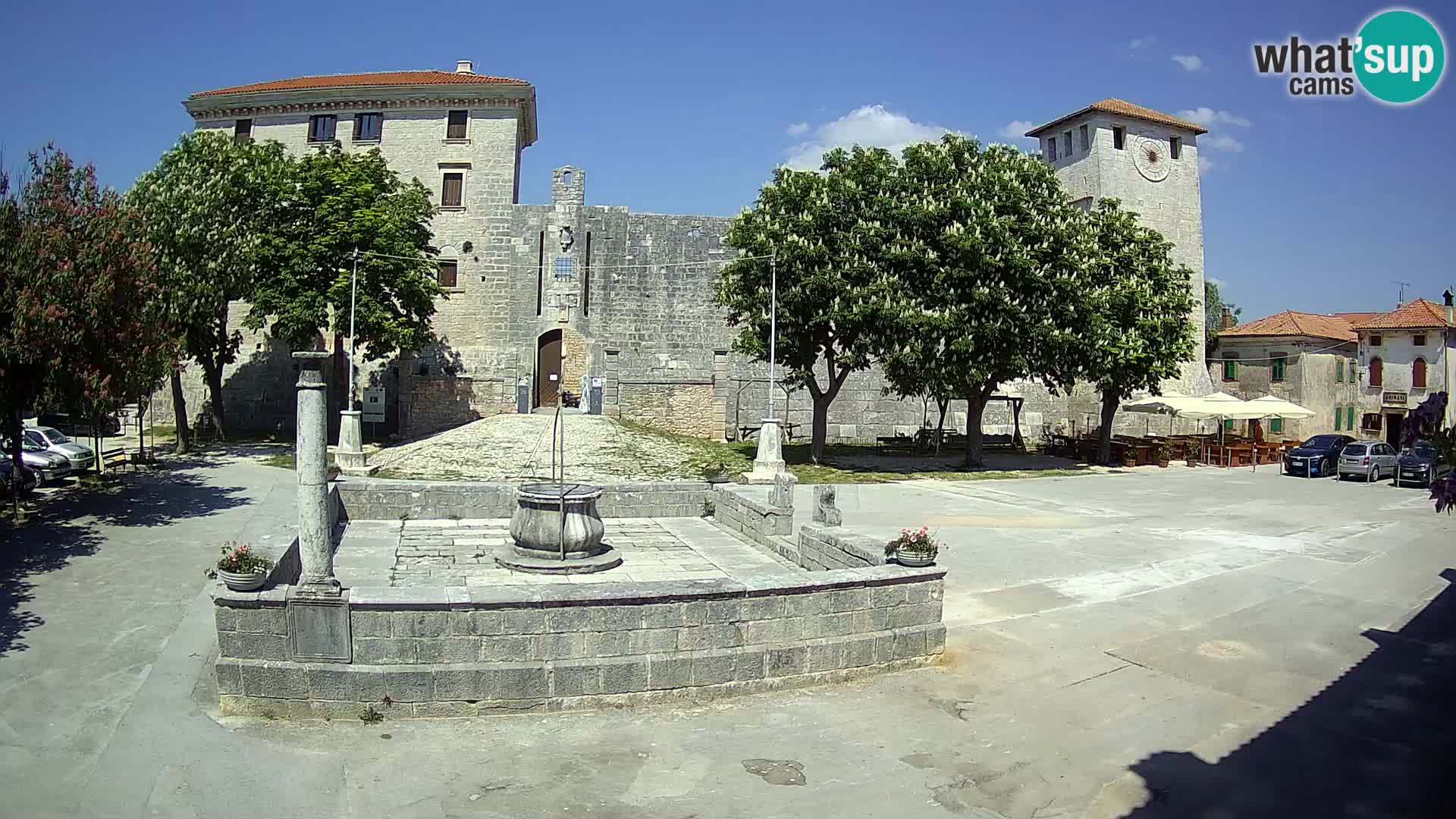Webcam Svetvinčenat – the Castle and well – Istria – Croatia