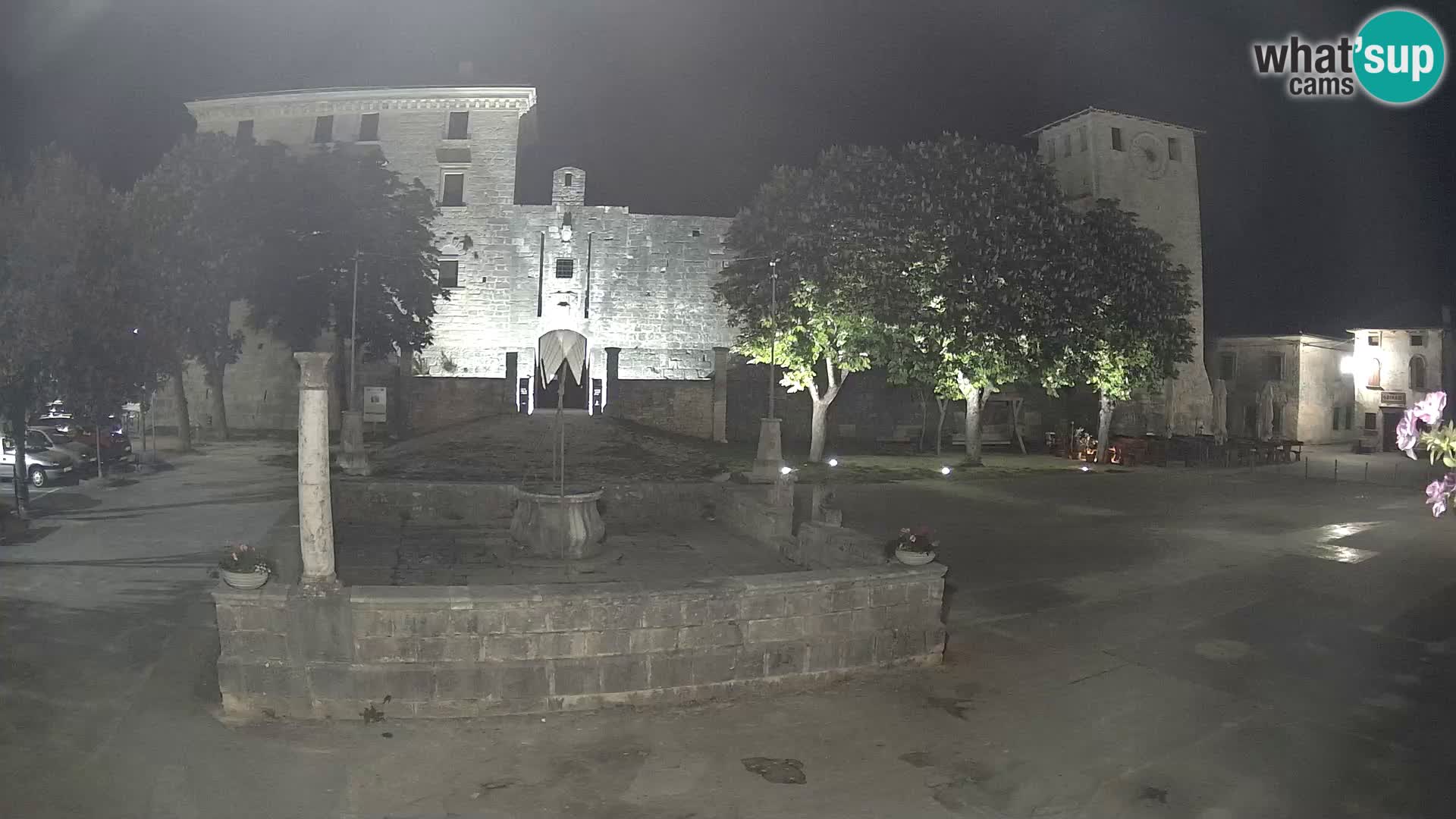 Webcam Svetvinčenat (Sanvincenti) – il castello e il pozzo – Istria – Croazia