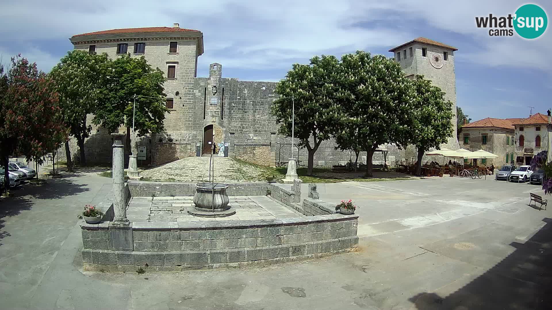 Webcam Svetvinčenat – el castillo y el pozo – Istria – Croacia