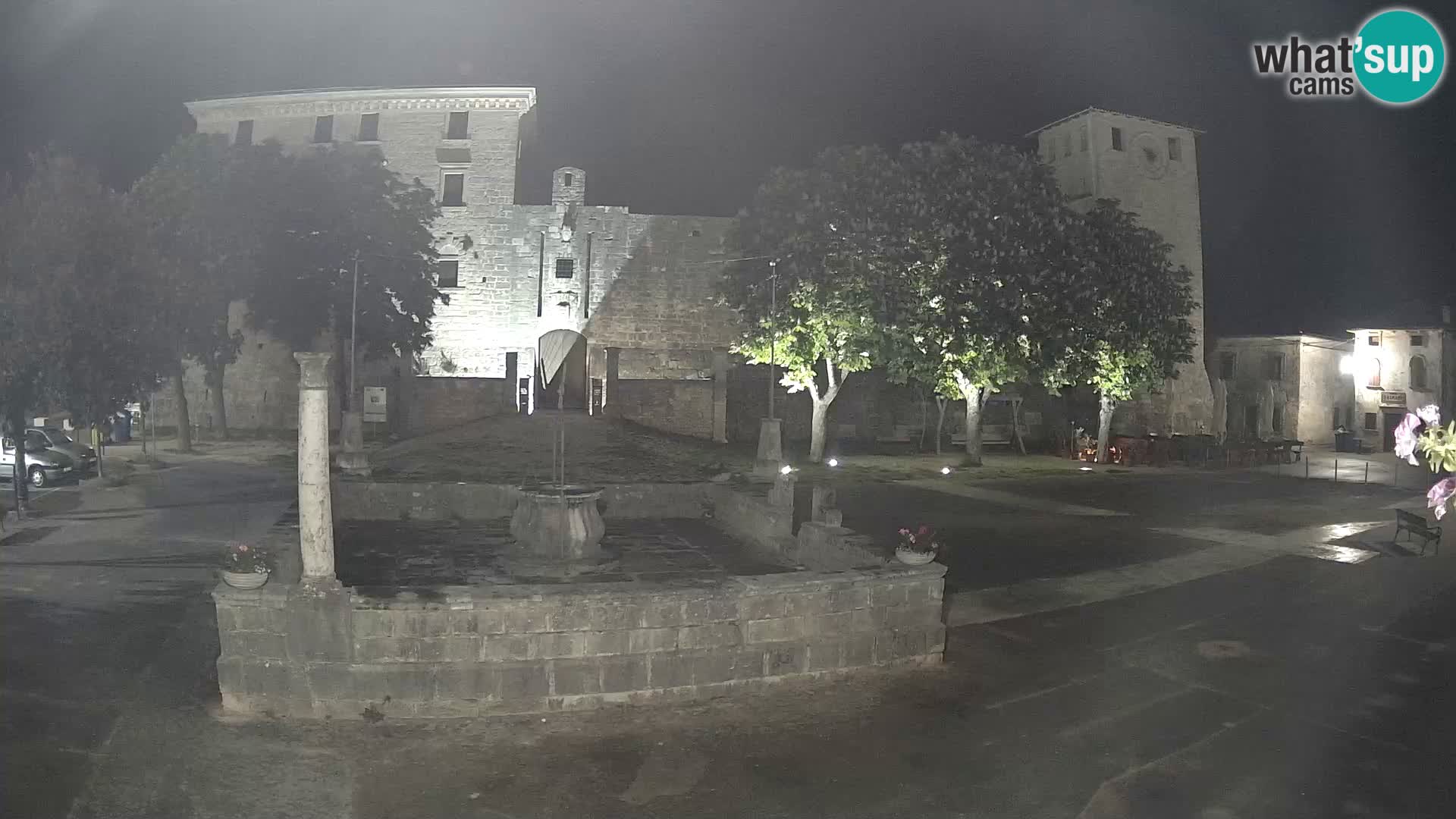 Webcam Svetvinčenat (Sanvincenti) – il castello e il pozzo – Istria – Croazia