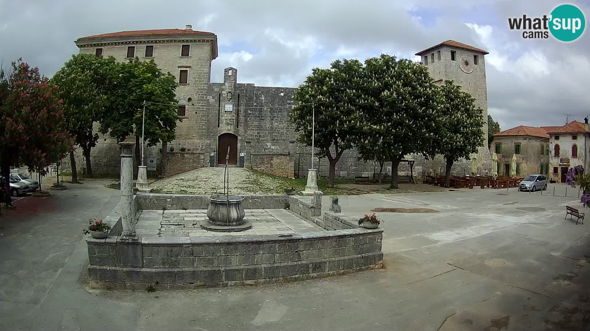 Webcam Svetvinčenat – el castillo y el pozo – Istria – Croacia