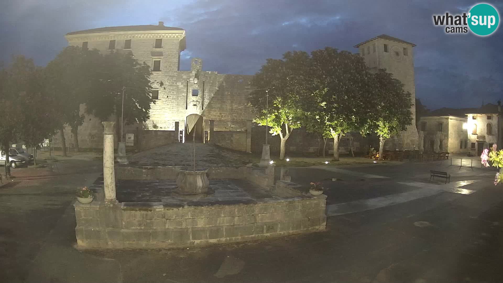 Webcam Svetvinčenat (Sanvincenti) – il castello e il pozzo – Istria – Croazia