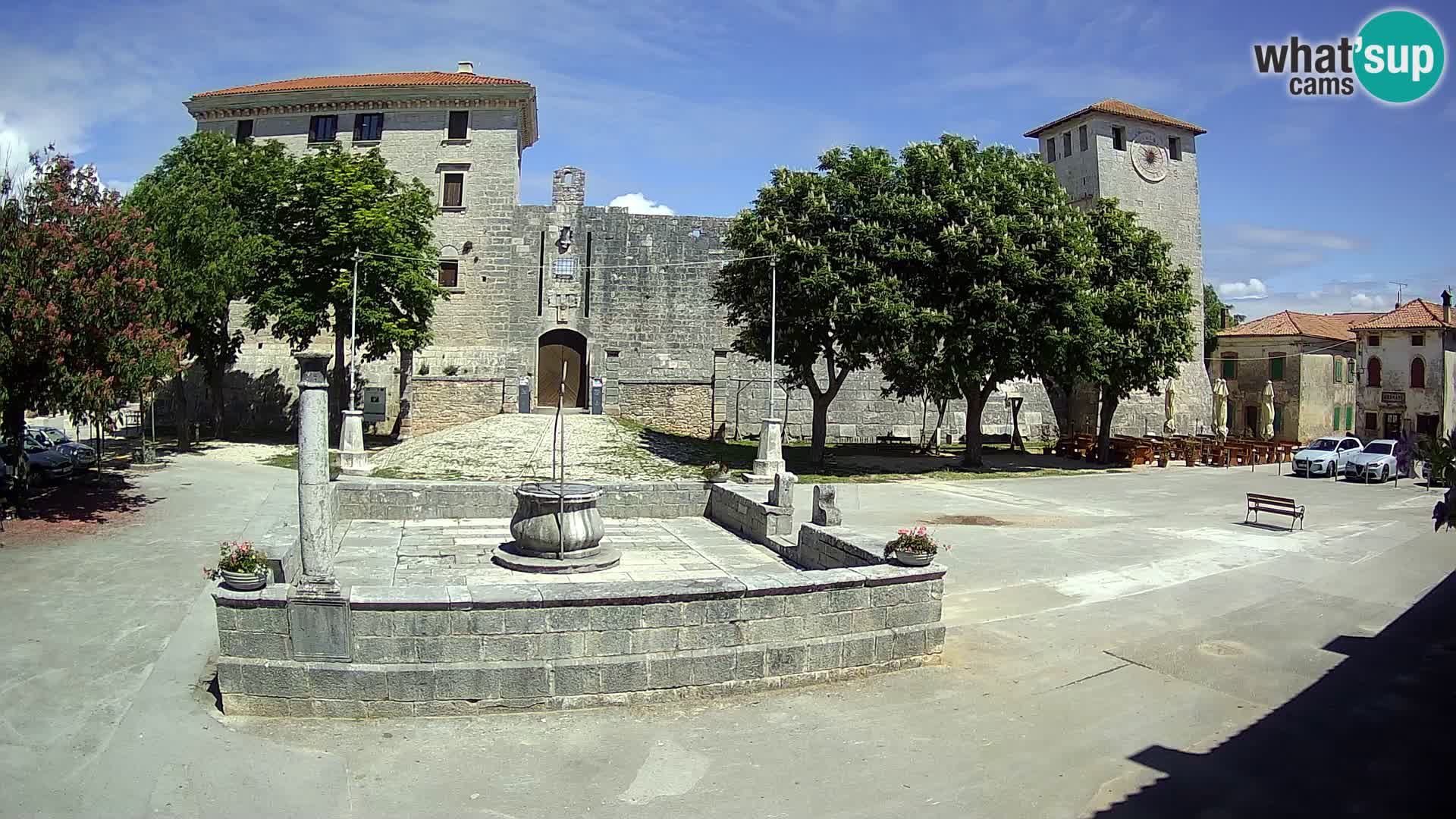 Webcam Svetvinčenat – the Castle and well – Istria – Croatia