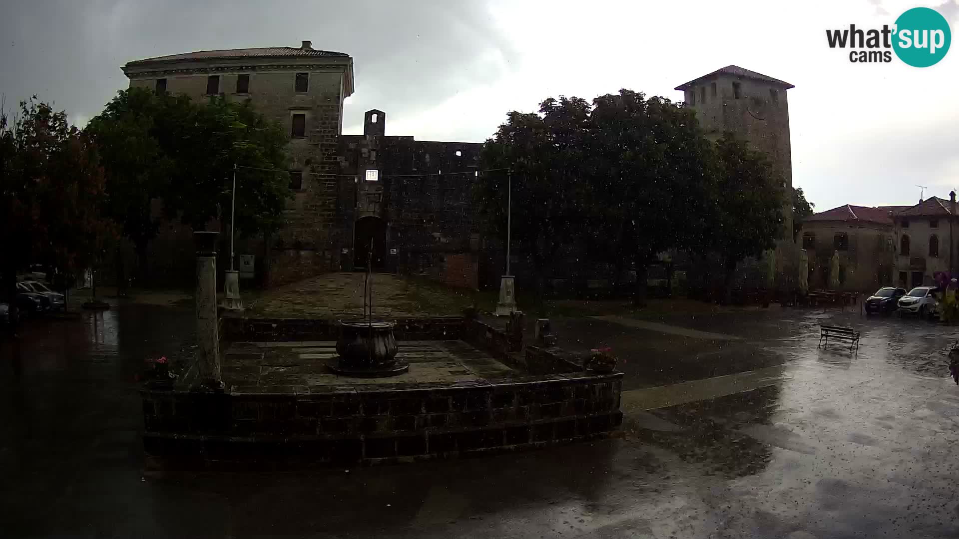 Webcam Svetvinčenat – el castillo y el pozo – Istria – Croacia