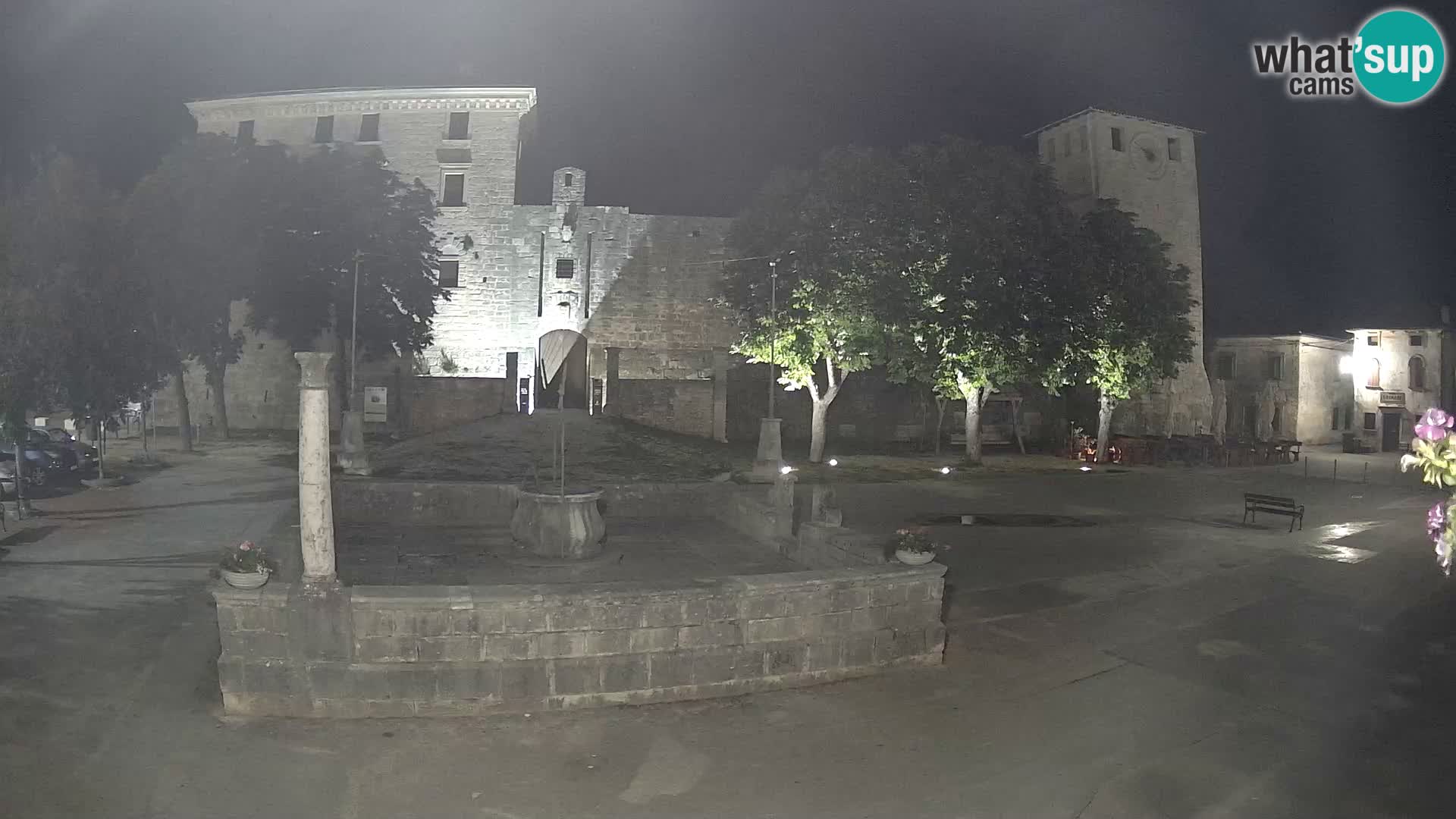 Webcam Svetvinčenat (Sanvincenti) – il castello e il pozzo – Istria – Croazia