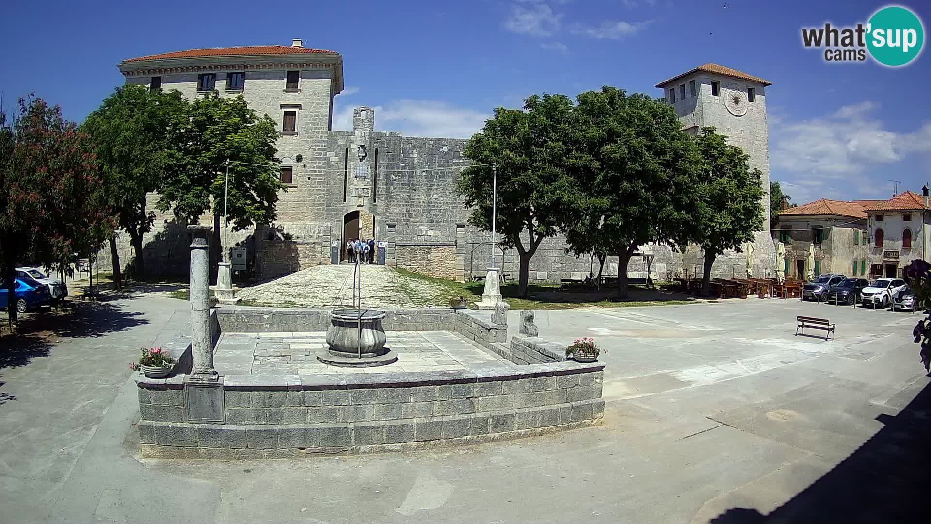 Webcam Svetvinčenat – the Castle and well – Istria – Croatia