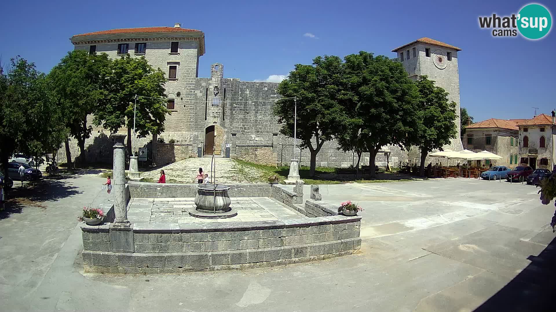 Webcam Svetvinčenat – the Castle and well – Istria – Croatia